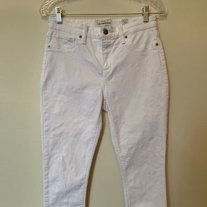 Lucky Brand White Skinny Jean